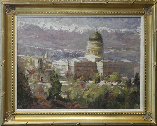 Capitol, Larry Wade, 30” x 40,” oil on board, 2007