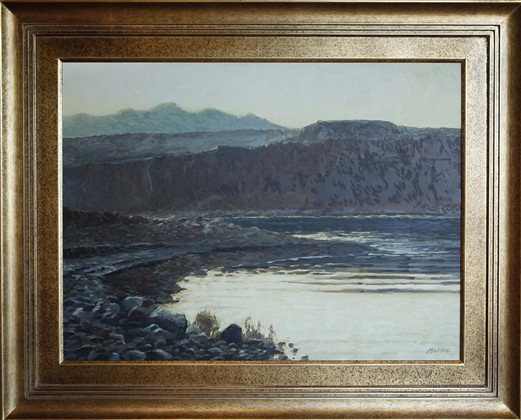 River’s Bend, Richard Murray, 30” x 40,” oil on board, 1990
