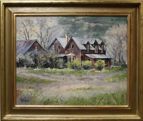 Country, Lynn E. Mecham, 24” x 30,” oil on board, 2008